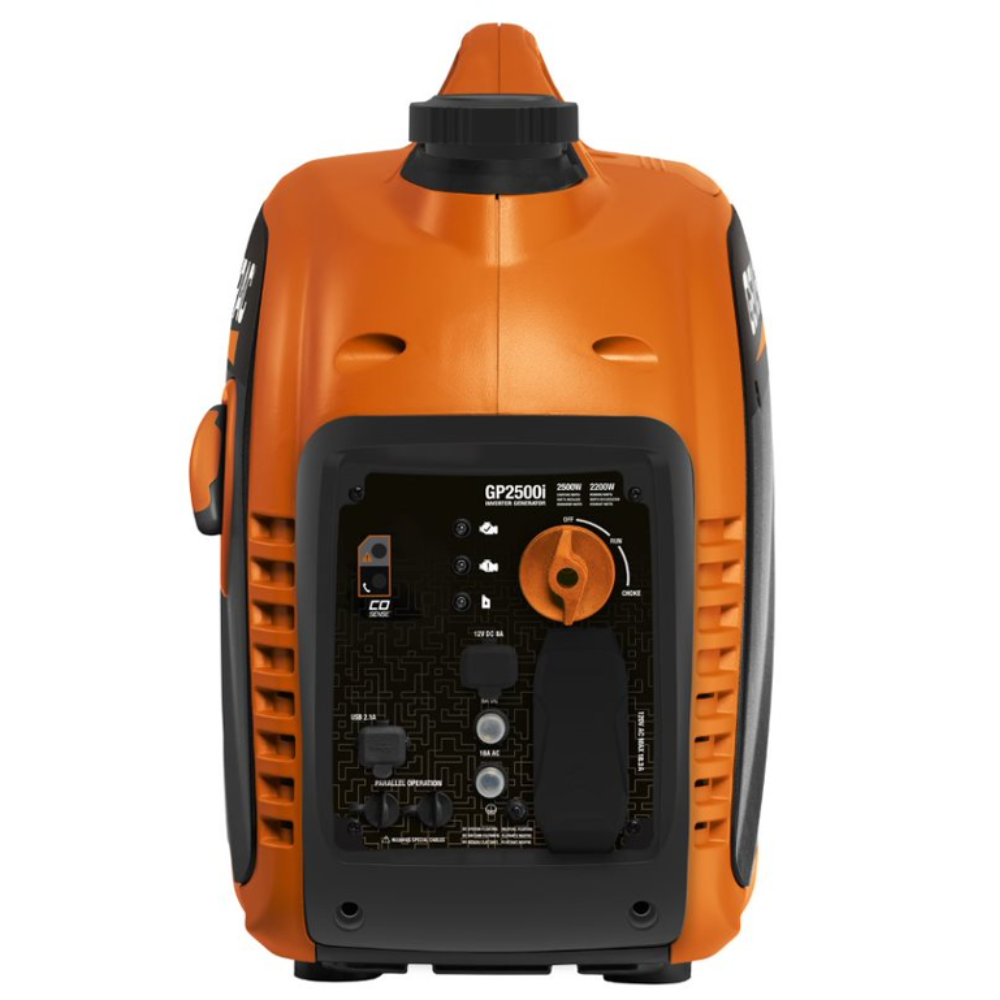 Generac 2500-Watt Portable Inverter Generator With COSENSE Technology from GME Supply